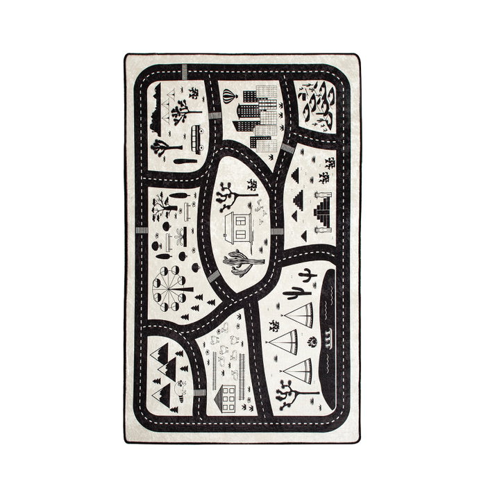 Conceptum Alfombra Black City 140 x 190 cm Multicolor